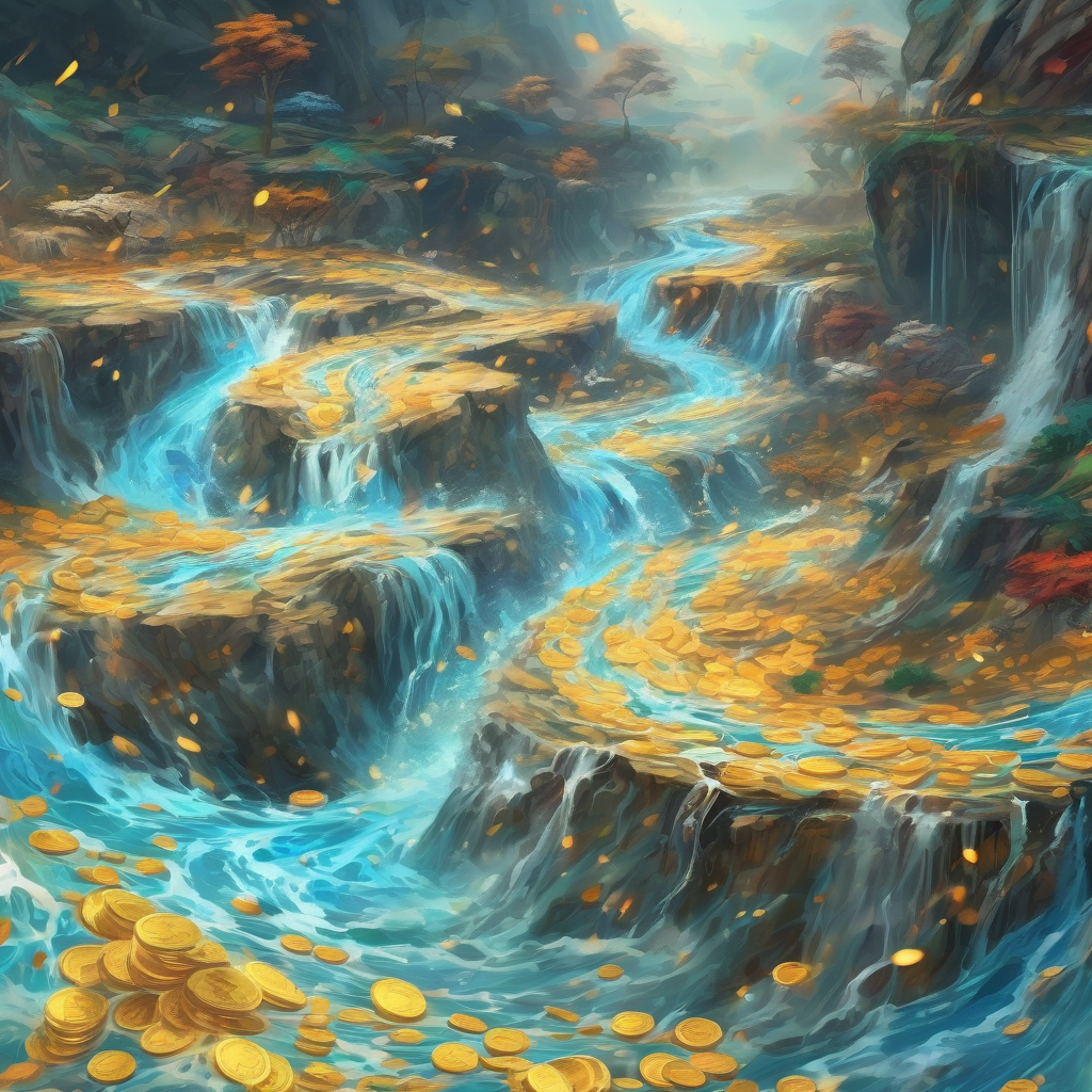 Artwork illustration for "Liquidity Is Water", verse number 78 from the Dao DeGen collection